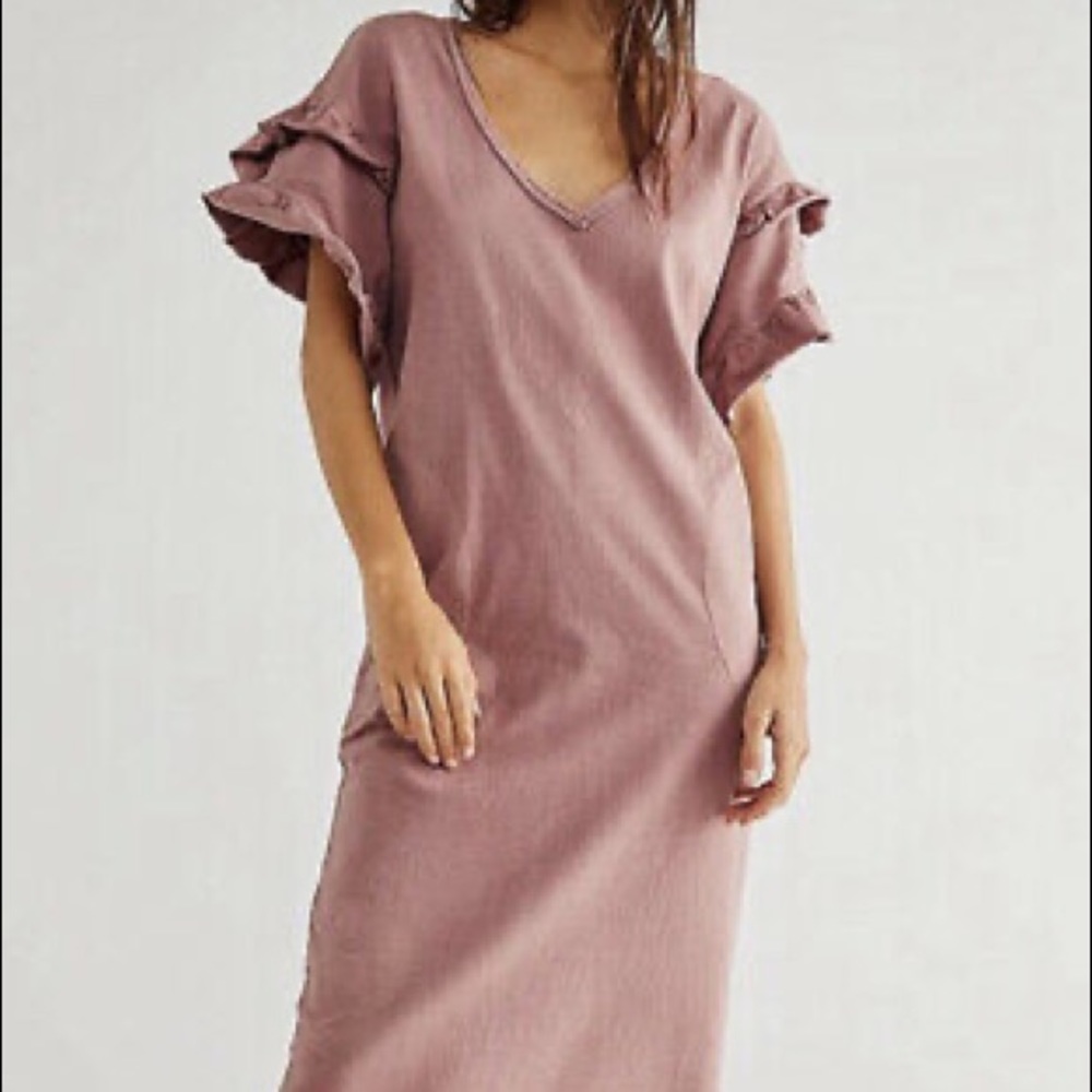 Free People Macey Midi Dress Size Medium